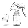 Silicone Manual Breast Pump for Pregnant Women