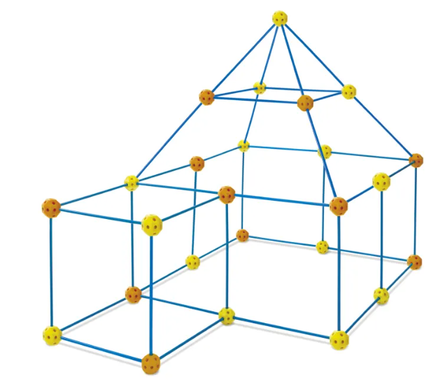 Plastic Interlocking Building Set For Children