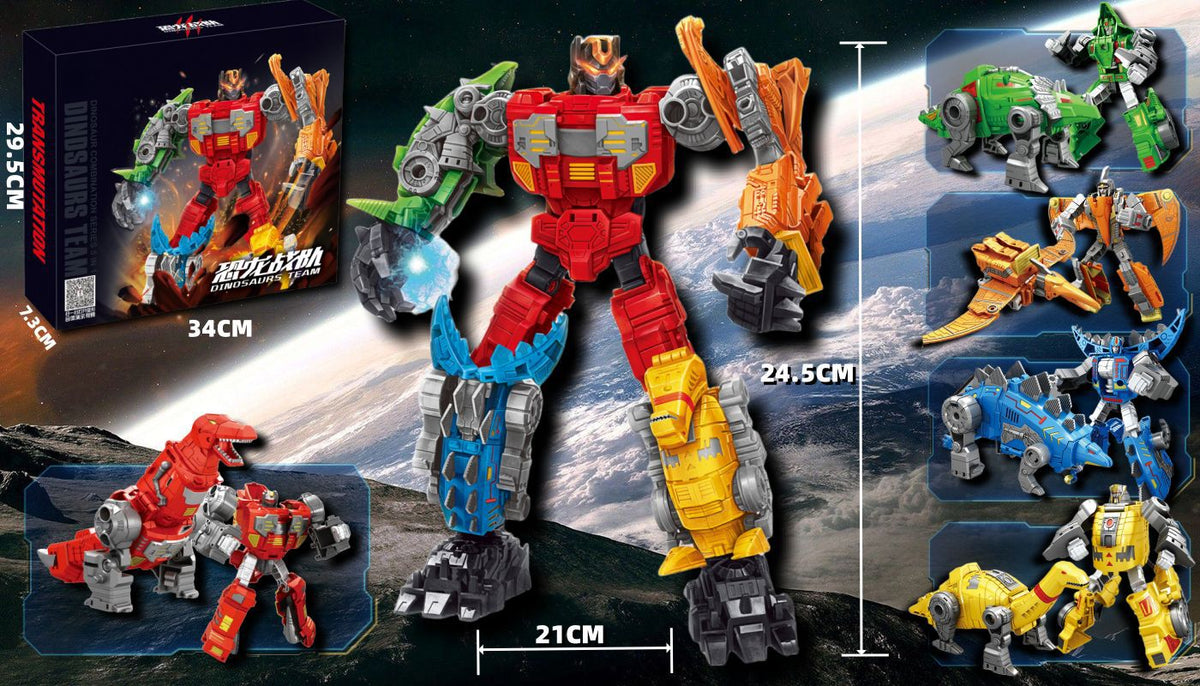 Transforming Toy Robot Dinosaur Action Figure Model