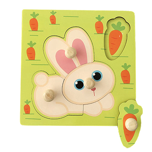 Children's Cartoon Wooden Puzzle Toy for Early Learning
