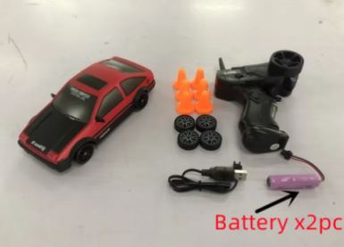 RC drift car toy complete set contents packaging